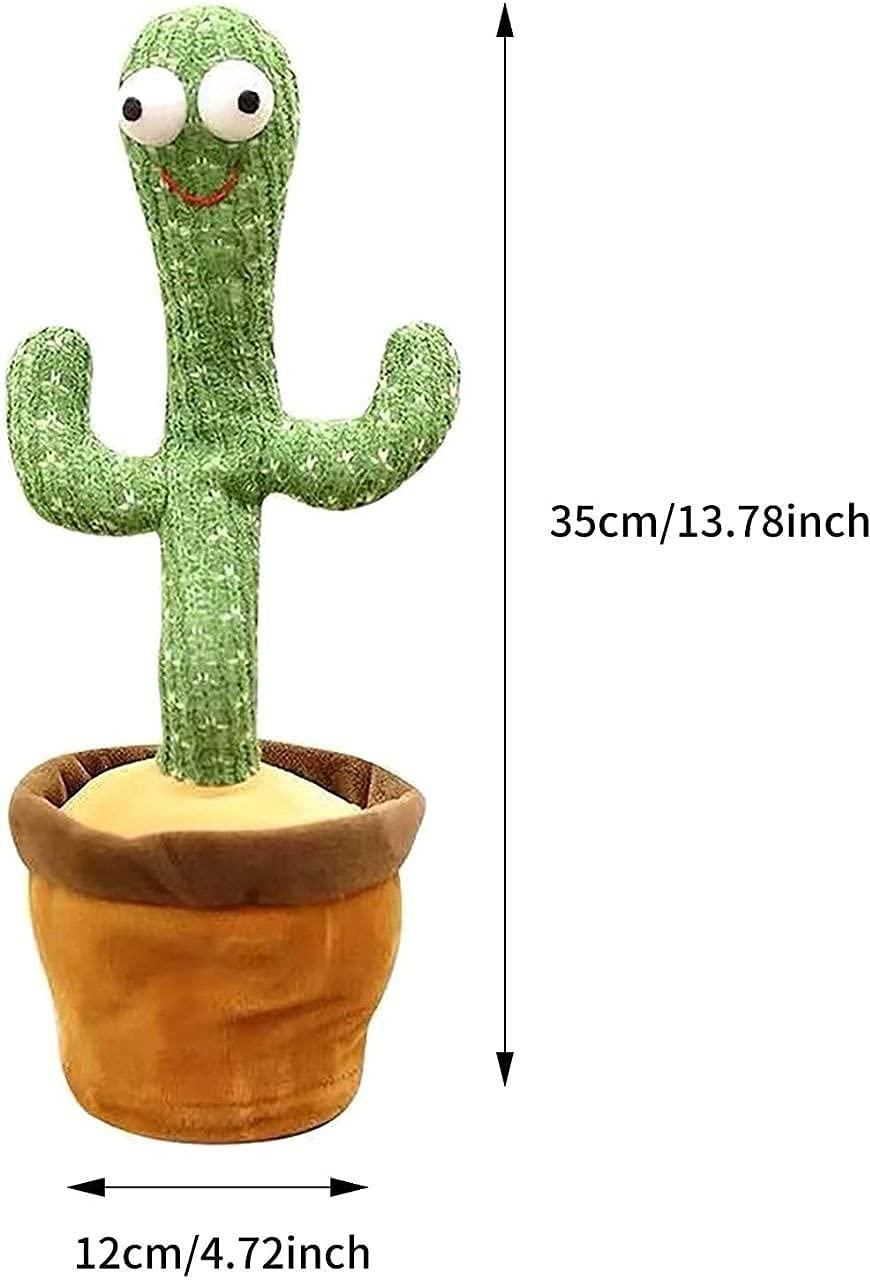 LED Musical Dancing & Mimicry Cactus Toy for Kids - Fun & Interactive