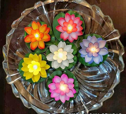 Transform Your Space with Smokeless Floating Lotus Candles & Flowers
