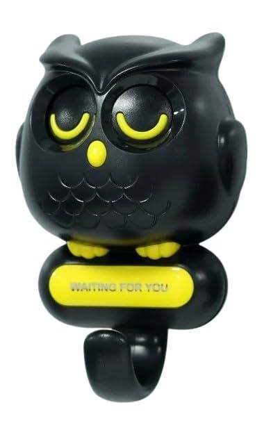 Creative Owl Magnetic Key Hook - Automatic Blinking Eyes & Drill-Free Installation