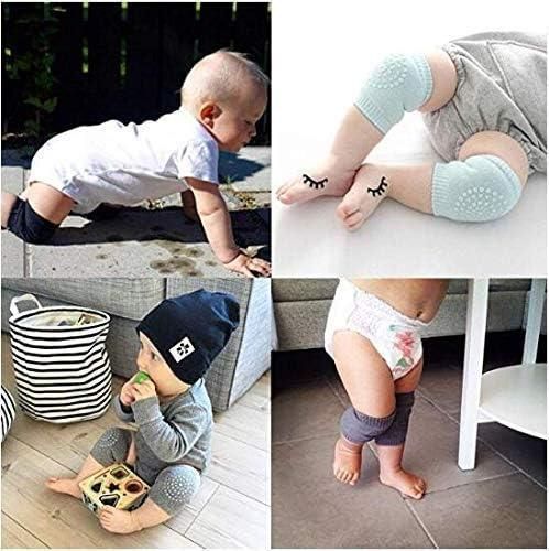 2 Pair Baby Knee Pad for Safety Crawling - Soft & Protective