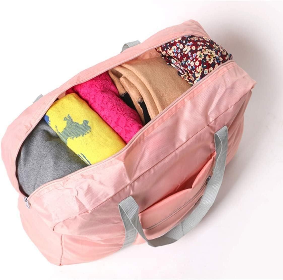 Foldable Travel Duffel Bag Set - Lightweight, Waterproof (Pack of 2)