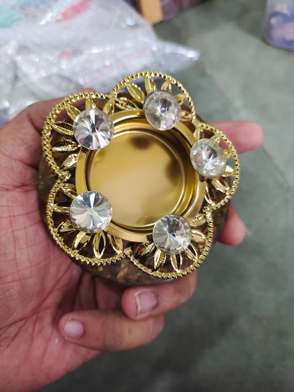 Divine Stylish Stone Diya for Pooja, Decor & Gifting