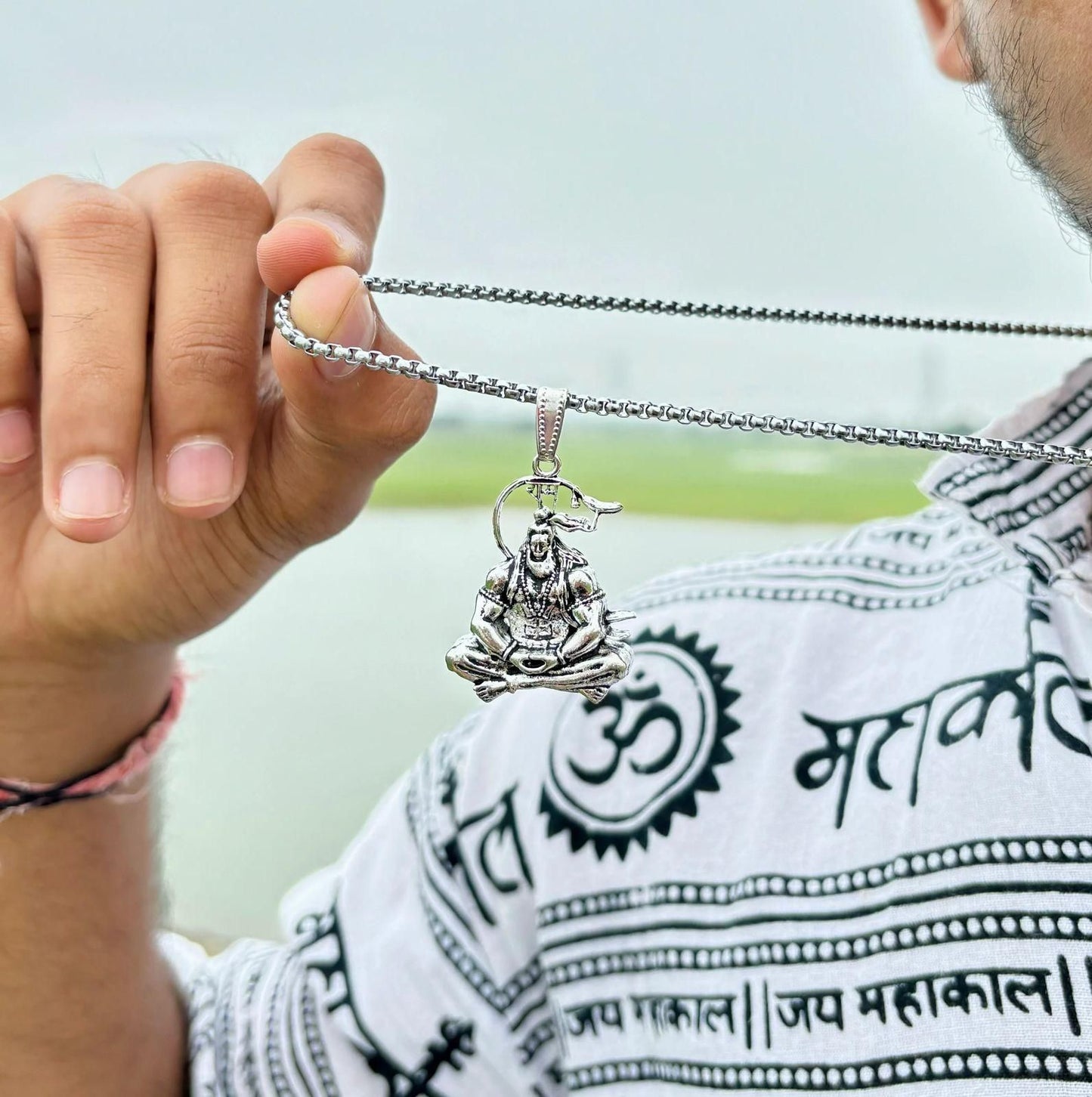 Lord Hanuman Chain with Pendant – Pack of 4 Divine Blessings