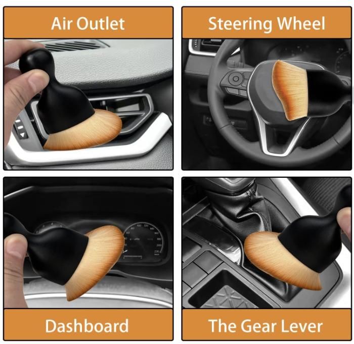 Car Interior Dust Brush (Pack Of 1) - noQMall