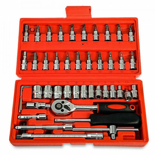 46-in-1 Multi-Purpose Combination Socket Tool Kit for DIY & Repair