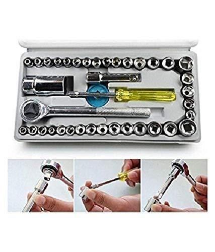 Multipurpose 40-in-1 Screwdriver Socket & Bit Tool Kit - Versatile Repair Set