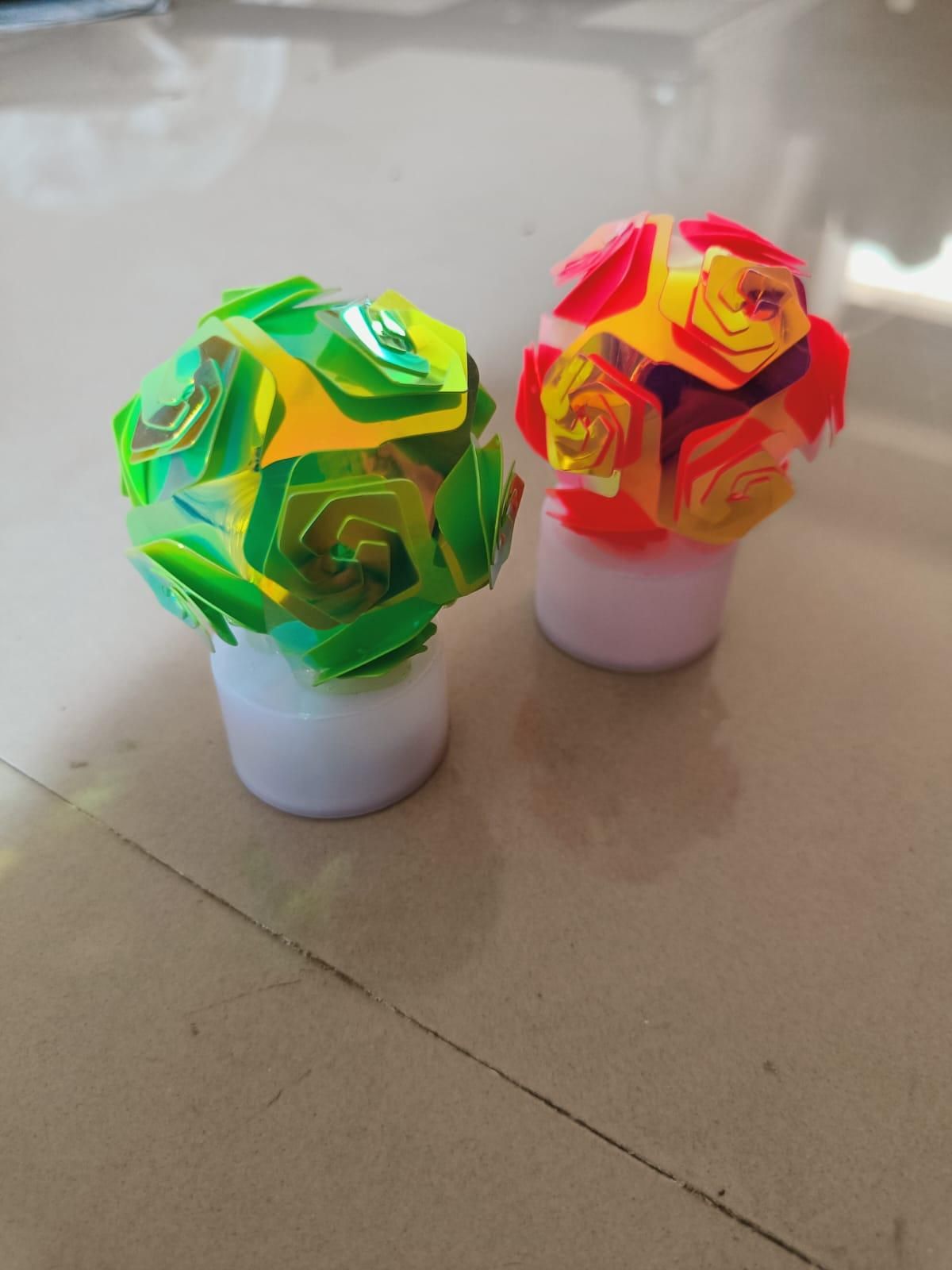 Elegant Smokeless Zig Zag Candles ā Fancy Glossy Design (Pack of 2)