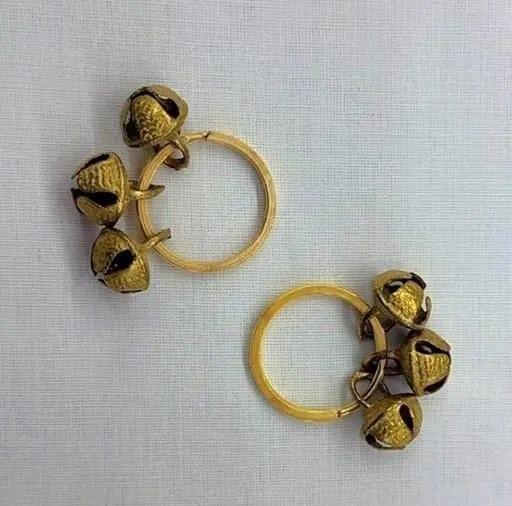 Bhajan Clapping Ghungroos Finger Ring - Add Melody to Your Prayers