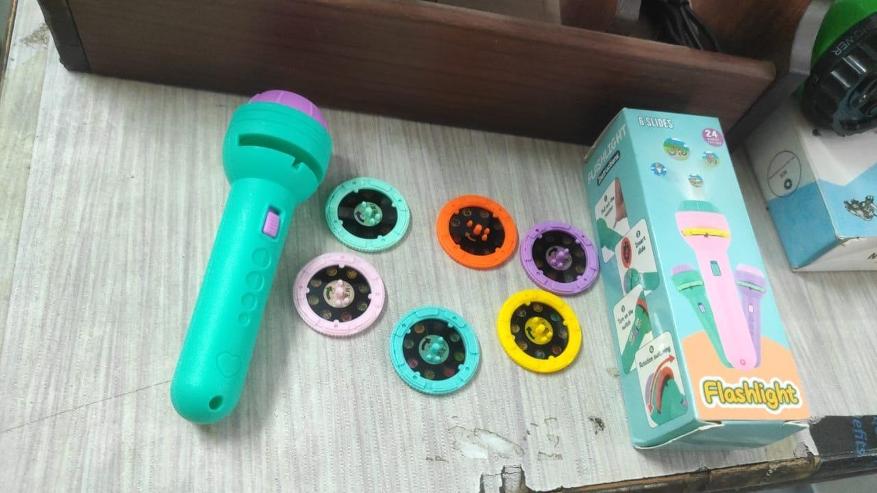 Interactive Slide Flashlight Torch - Kids Educational Learning Toy