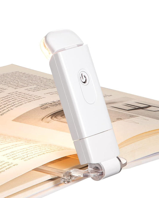 USB Rechargeable Adjustable Brightness Book Light for Eye Protection