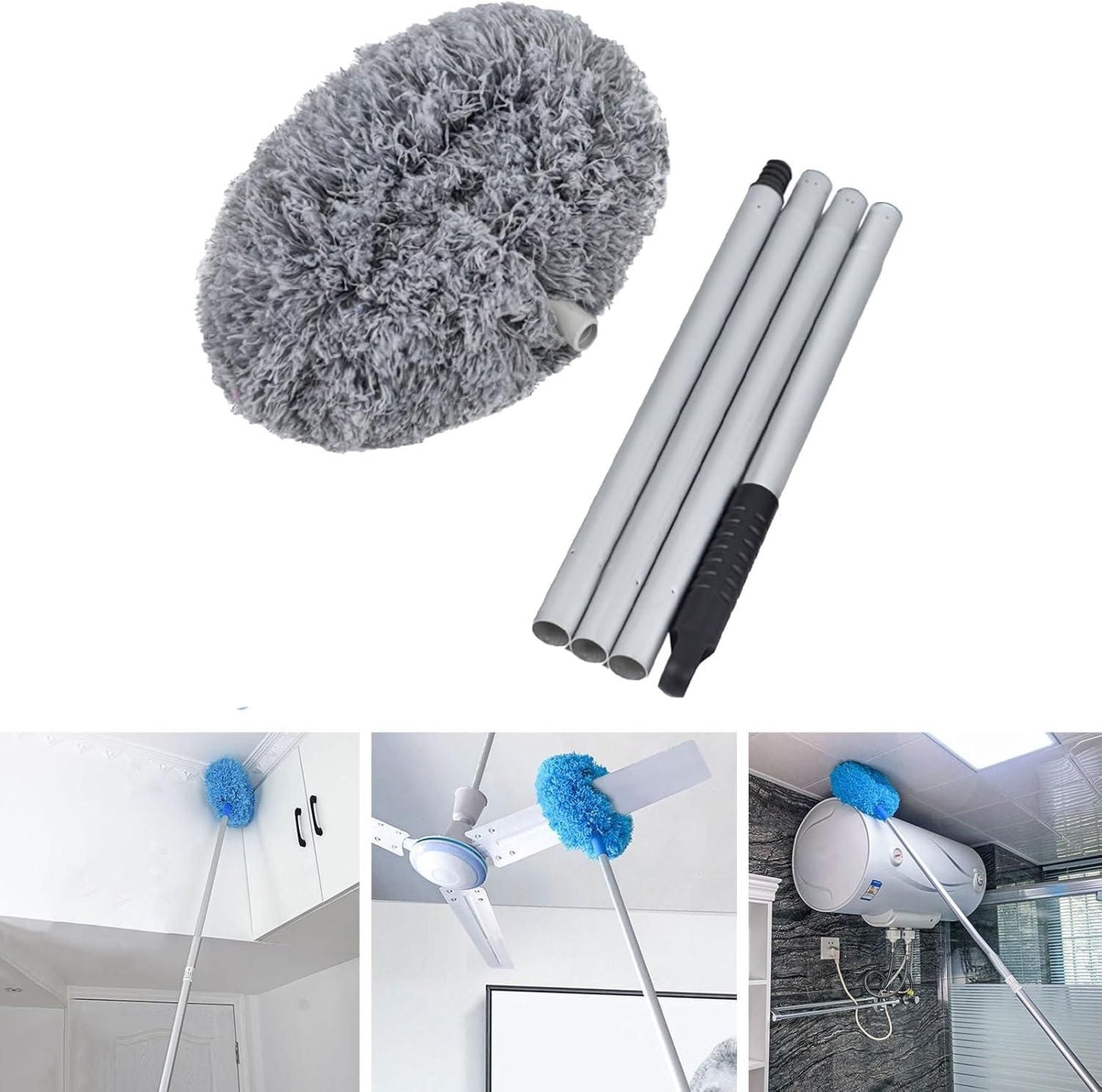 Washable Ceiling Fan Cleaner Duster with Extendable Handle