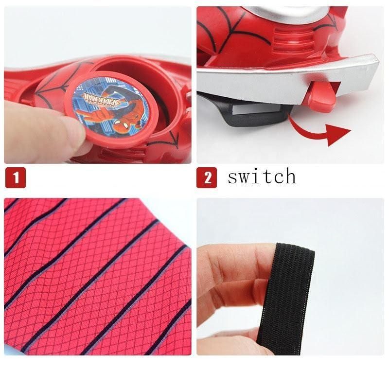 Spiderman Launcher Toy with Spiderman Gloves โ Fun for Kids!