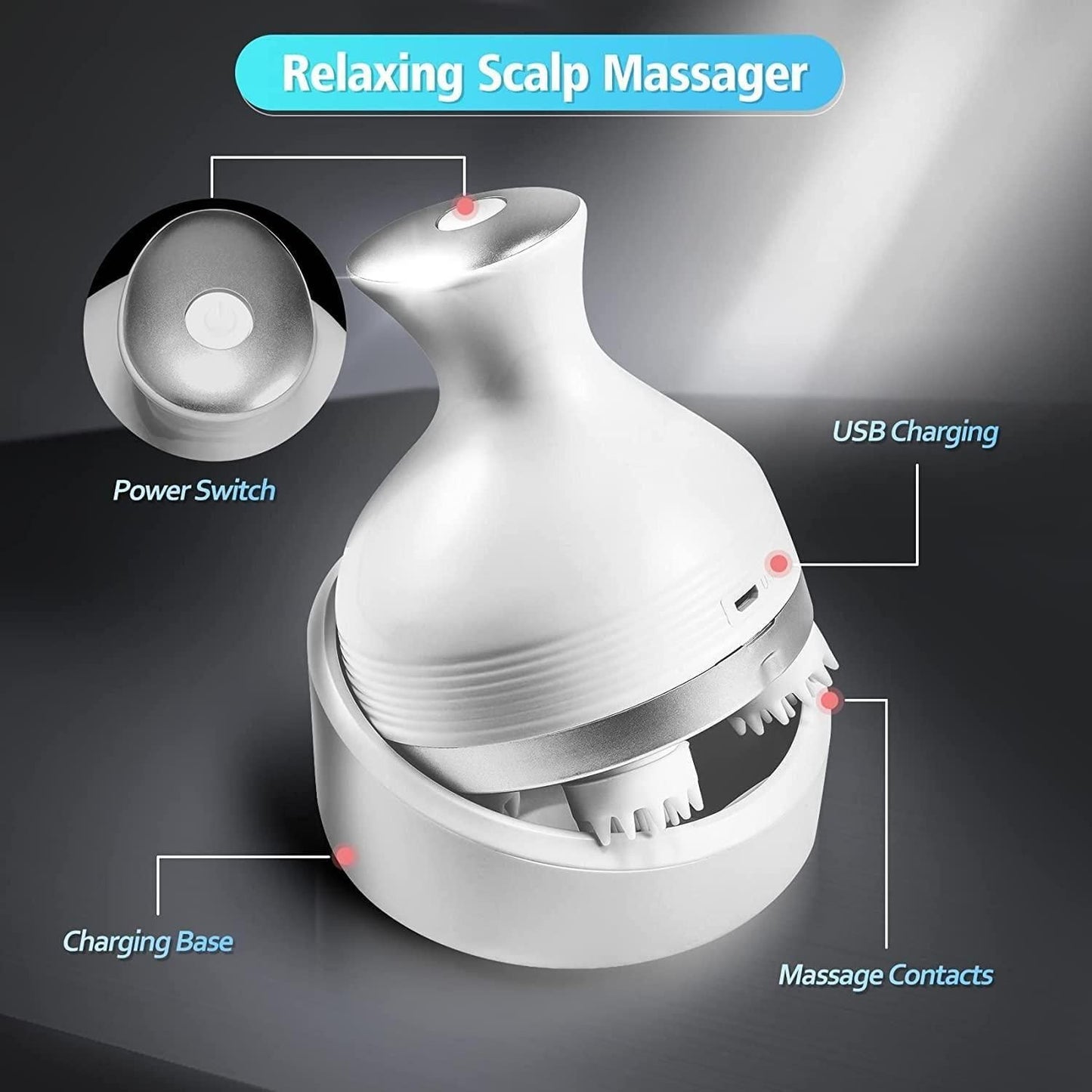 Electric Scalp Massager - Relaxation at Your Fingertips!