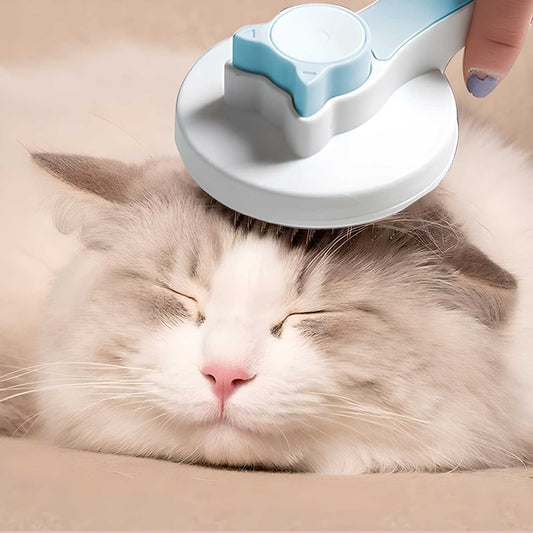 Effortless Pet Hair Removal Brush with Self-Cleaning Needle | No More Shedding Mess