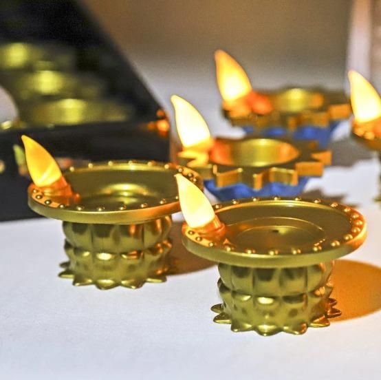 Water Pouring Diya LED Light – Festive & Elegant Lighting Solution