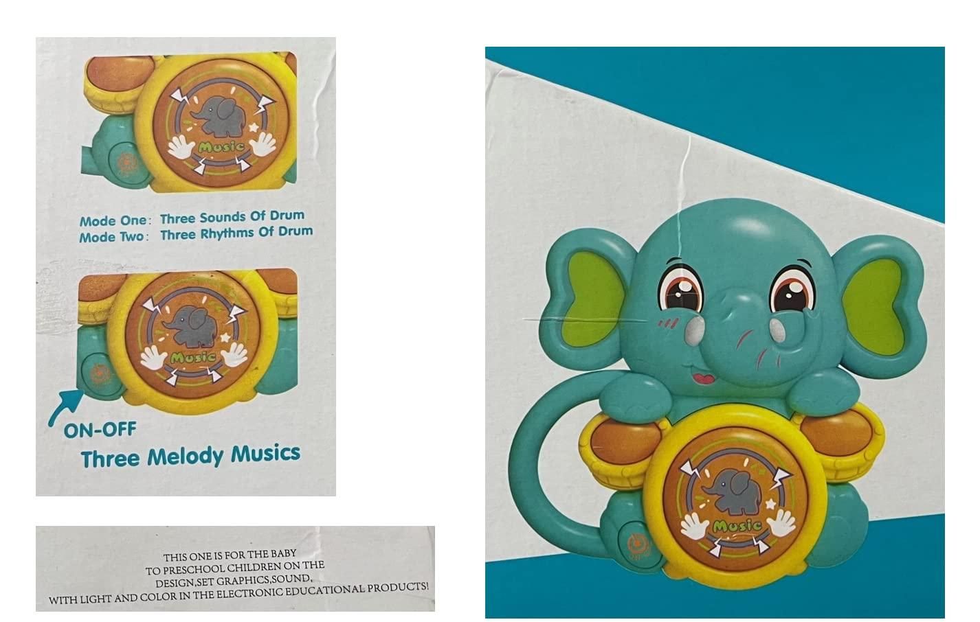 Elephant Musical Instrument Drum Toy for Kids – Fun & Educational