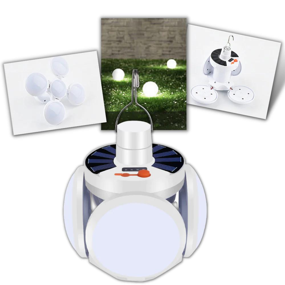Emergency 15W Solar Light | Rechargeable LED Lantern with 5 Modes