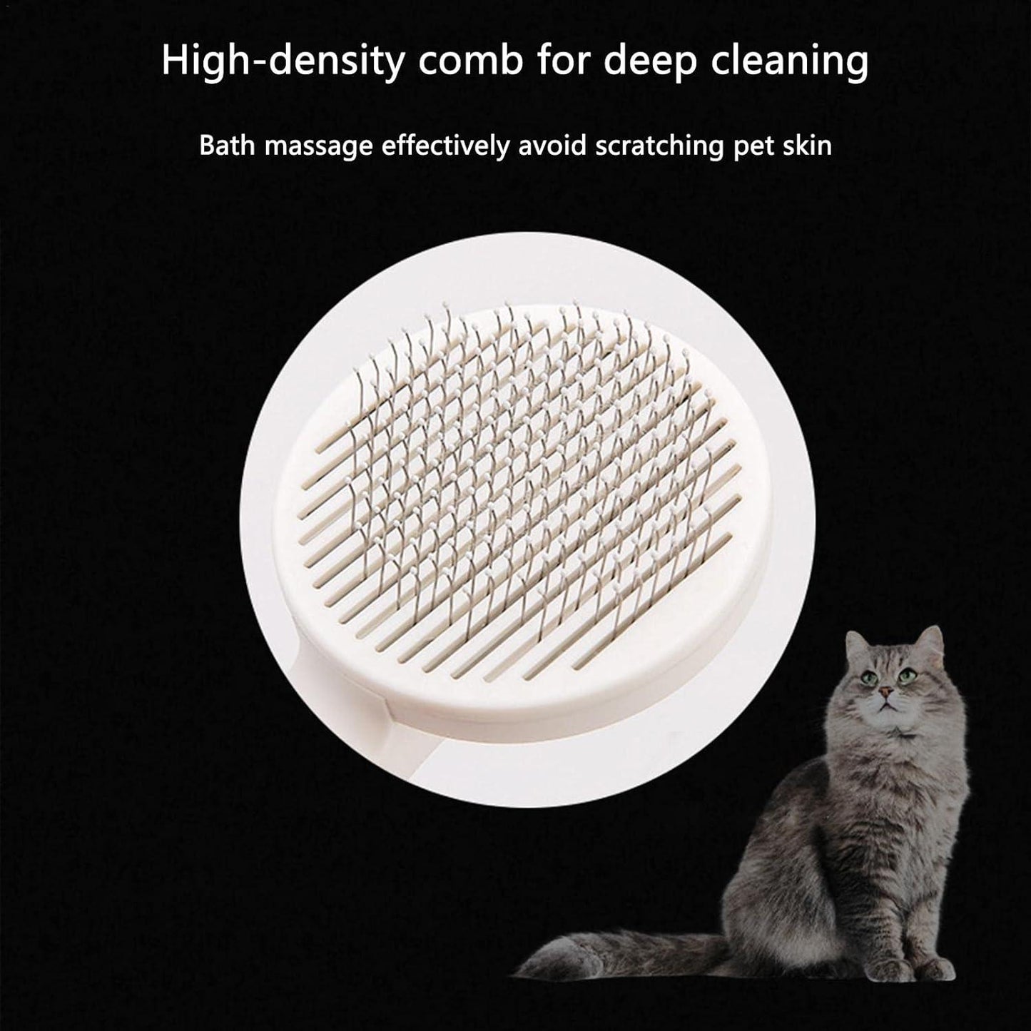 Effortless Pet Hair Removal Brush with Self-Cleaning Needle | No More Shedding Mess