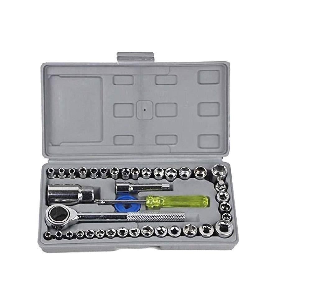 Multipurpose 40-in-1 Screwdriver Socket & Bit Tool Kit - Versatile Repair Set