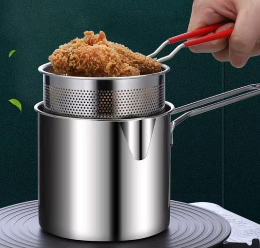 Stainless Steel Deep Fryer Pot – Perfect Frying, Every Time