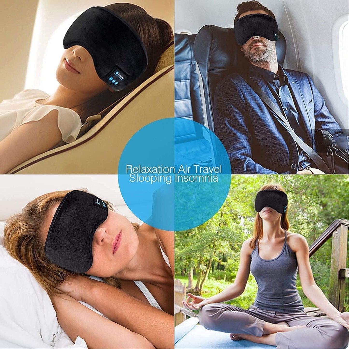 Wireless Bluetooth Eye Mask with Music – Enhance Your Sleep Experience