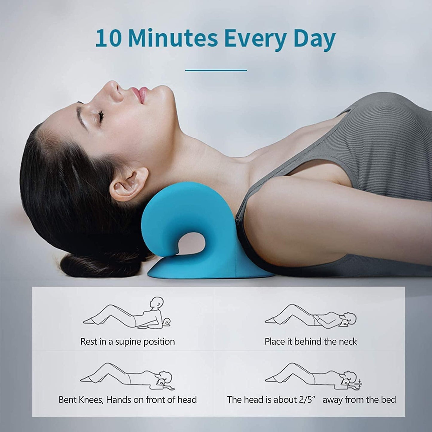 Expertomind Neck Relaxer | Cervical Pillow for Pain Relief & Support