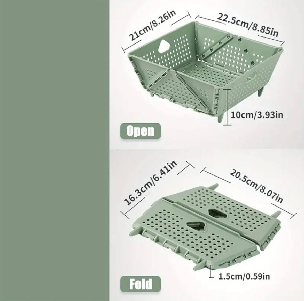 Collapsible Strainers and Colanders for Kitchen – Space-Saving, BPA-Free Basket
