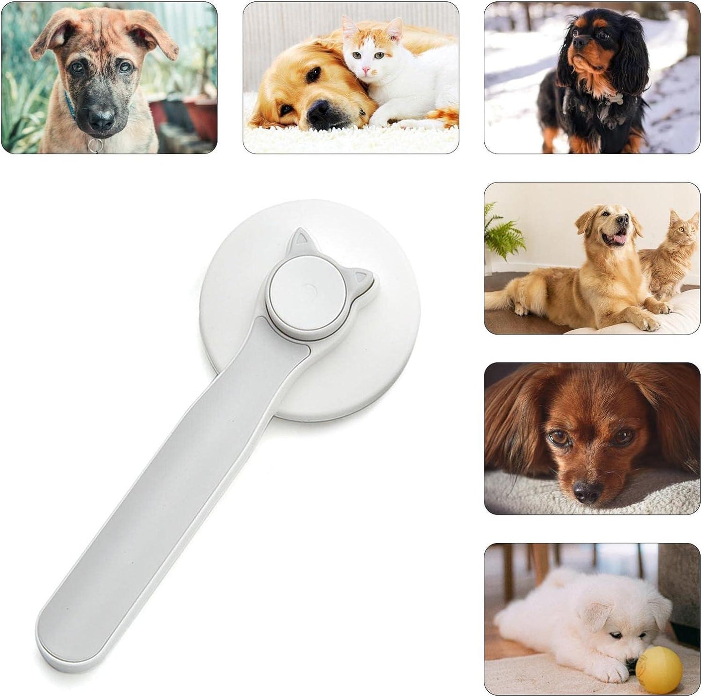 Effortless Pet Hair Removal Brush with Self-Cleaning Needle | No More Shedding Mess