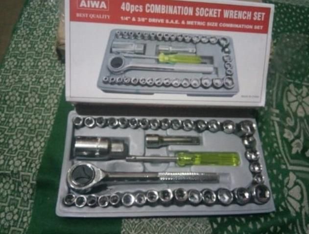 Multipurpose 40-in-1 Screwdriver Socket & Bit Tool Kit - Versatile Repair Set