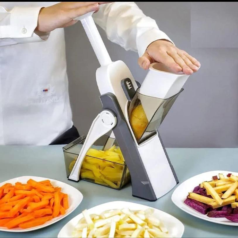 Adjustable Vegetable Slicer for Perfect Meal Prep – Stainless Steel