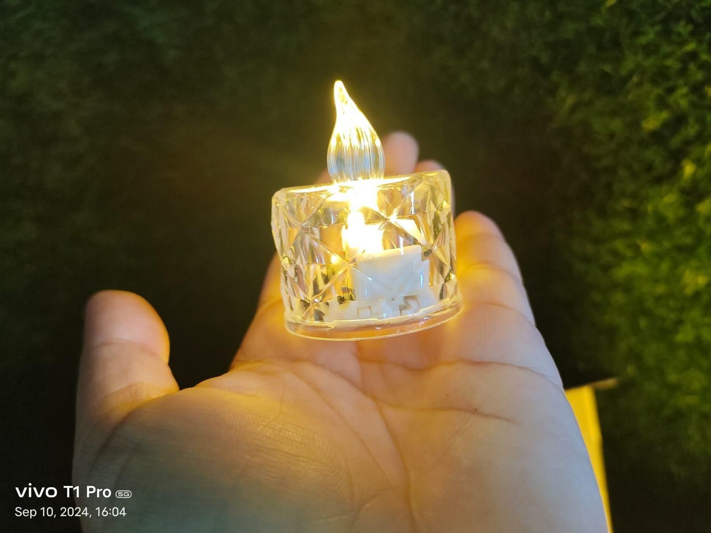 Bring Home Serenity with Flameless Crystal LED Candles for Festive Decor ✨