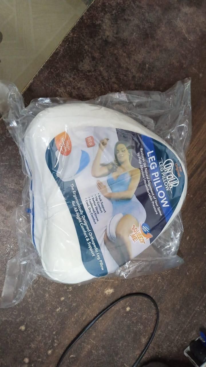 Knee Pillow for Side Sleep – Memory Foam Support for Pain Relief