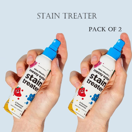 Miss Mouth's Messy Eater Stain Treater Spray - Pack of 2, 120ml Each