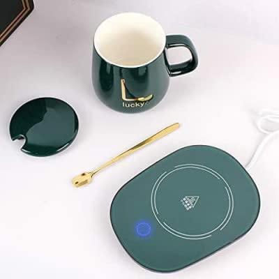 Coffee Warmer Plate- Auto On-Off Coffee Cup Warmer for Desk - noQMall