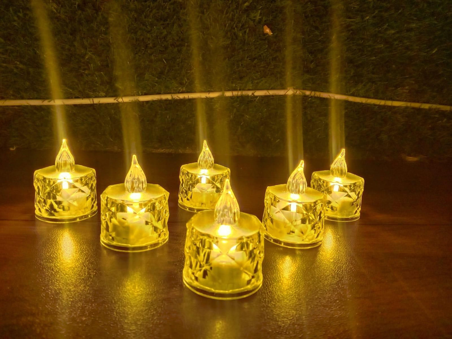 Bring Home Serenity with Flameless Crystal LED Candles for Festive Decor ✨
