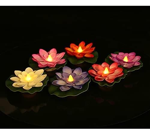 Transform Your Space with Smokeless Floating Lotus Candles & Flowers