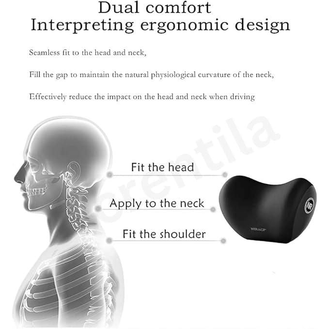 Car Neck Pillow for Neck Pain Relief Pack of 1 - noQMall