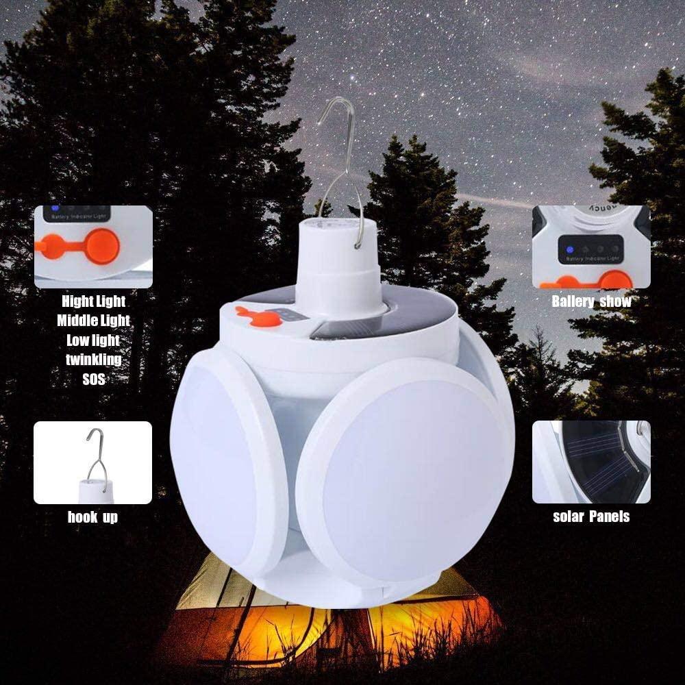 Emergency 15W Solar Light | Rechargeable LED Lantern with 5 Modes