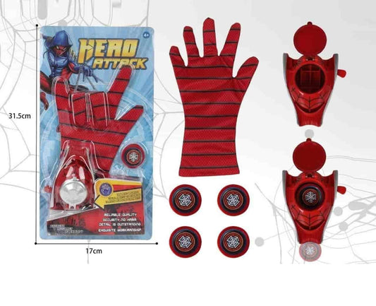 Spiderman Launcher Toy with Spiderman Gloves – Fun for Kids!