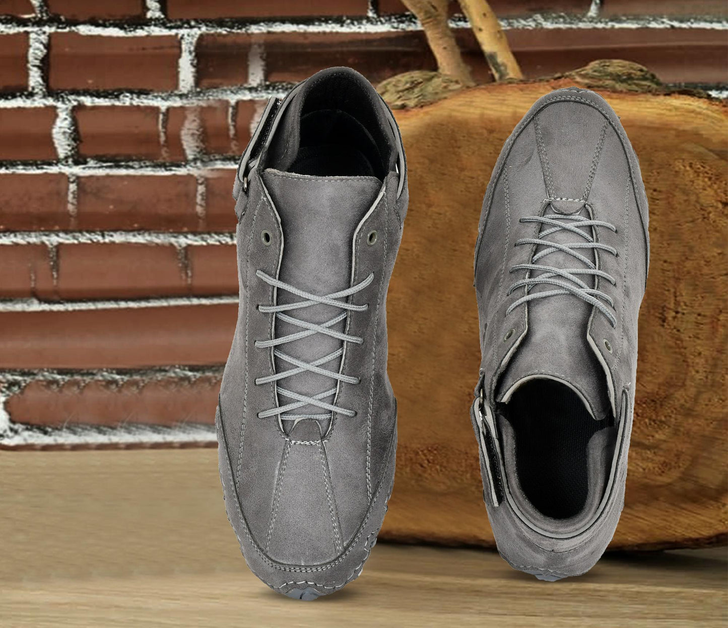 Men’s Grey Suede Casual Shoes – Style Meets Everyday Comfort