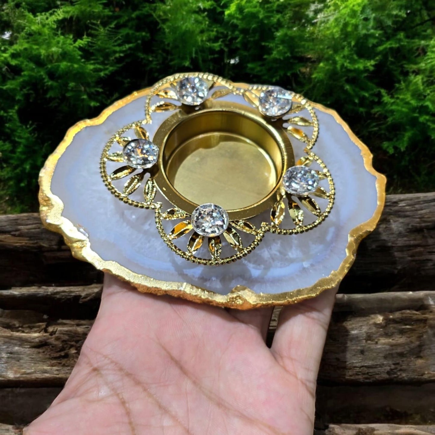 Divine Stylish Stone Diya for Pooja, Decor & Gifting