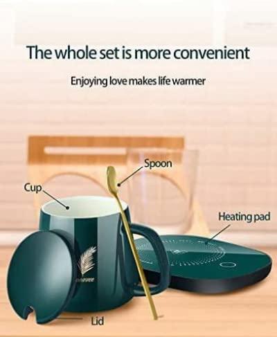 Coffee Warmer Plate- Auto On-Off Coffee Cup Warmer for Desk - noQMall