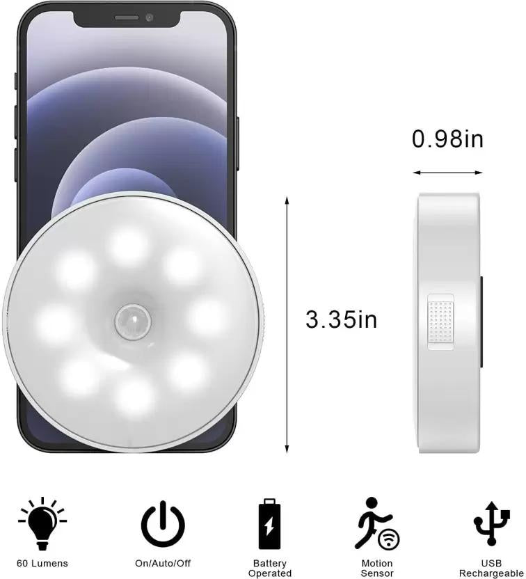 Motion Sensor Light with USB Charging | Wireless LED Night Light