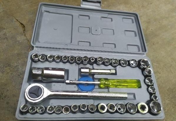 Multipurpose 40-in-1 Screwdriver Socket & Bit Tool Kit - Versatile Repair Set