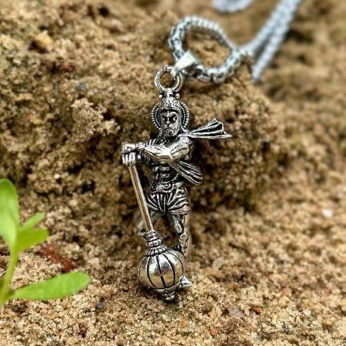 Lord Hanuman Chain with Pendant – Pack of 4 Divine Blessings