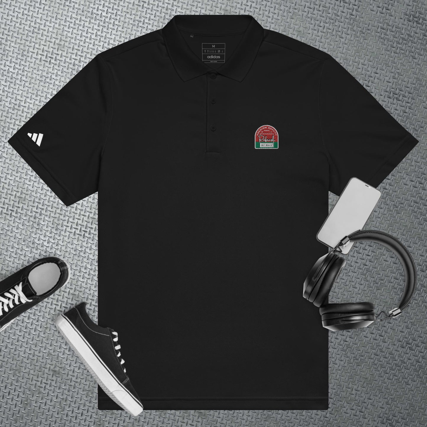 Adidas Sports Polo with ZaaQ Embroidery on it โ Elevate Your Athletic Style ๐๏ธโโ๏ธ