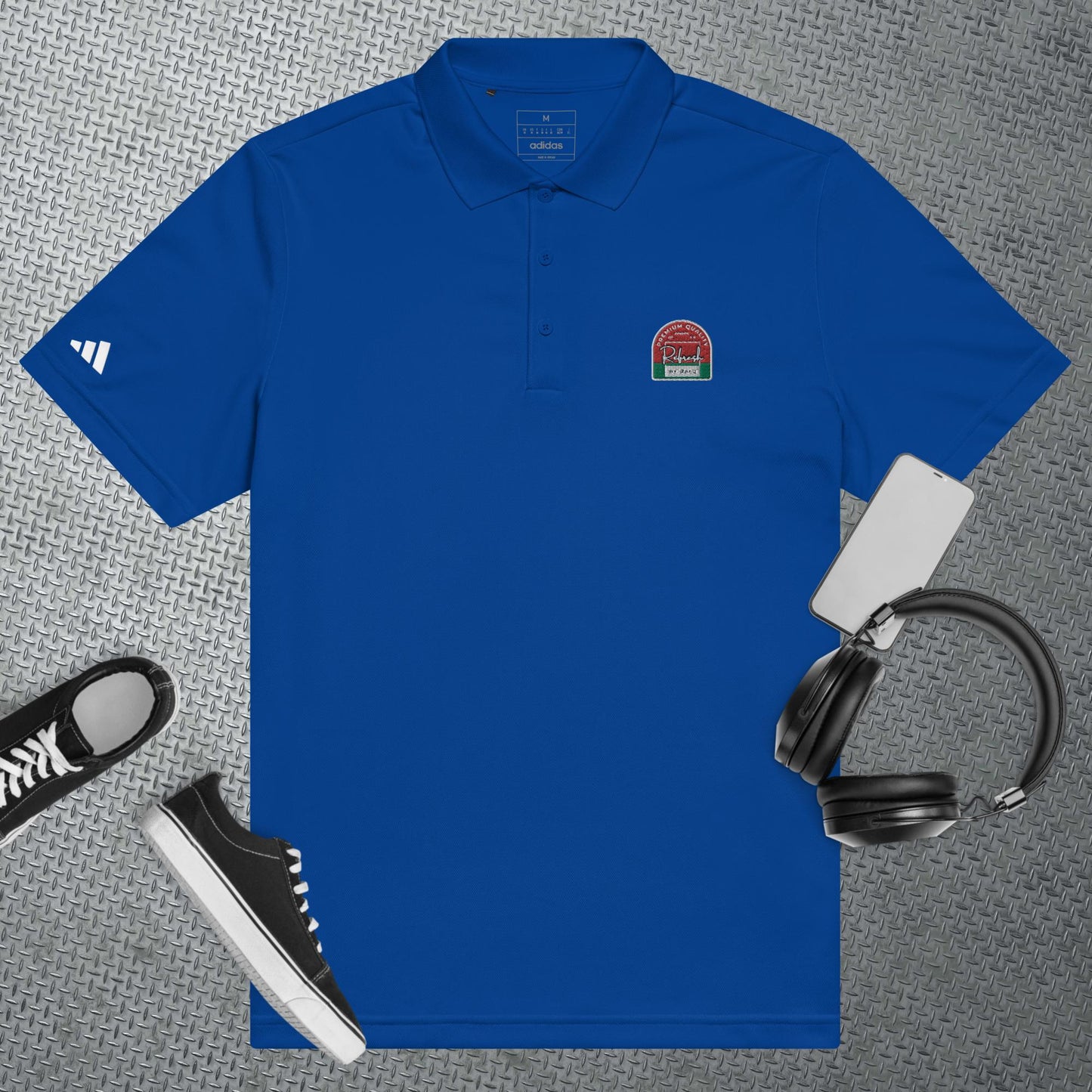 Adidas Sports Polo with ZaaQ Embroidery on it โ Elevate Your Athletic Style ๐๏ธโโ๏ธ