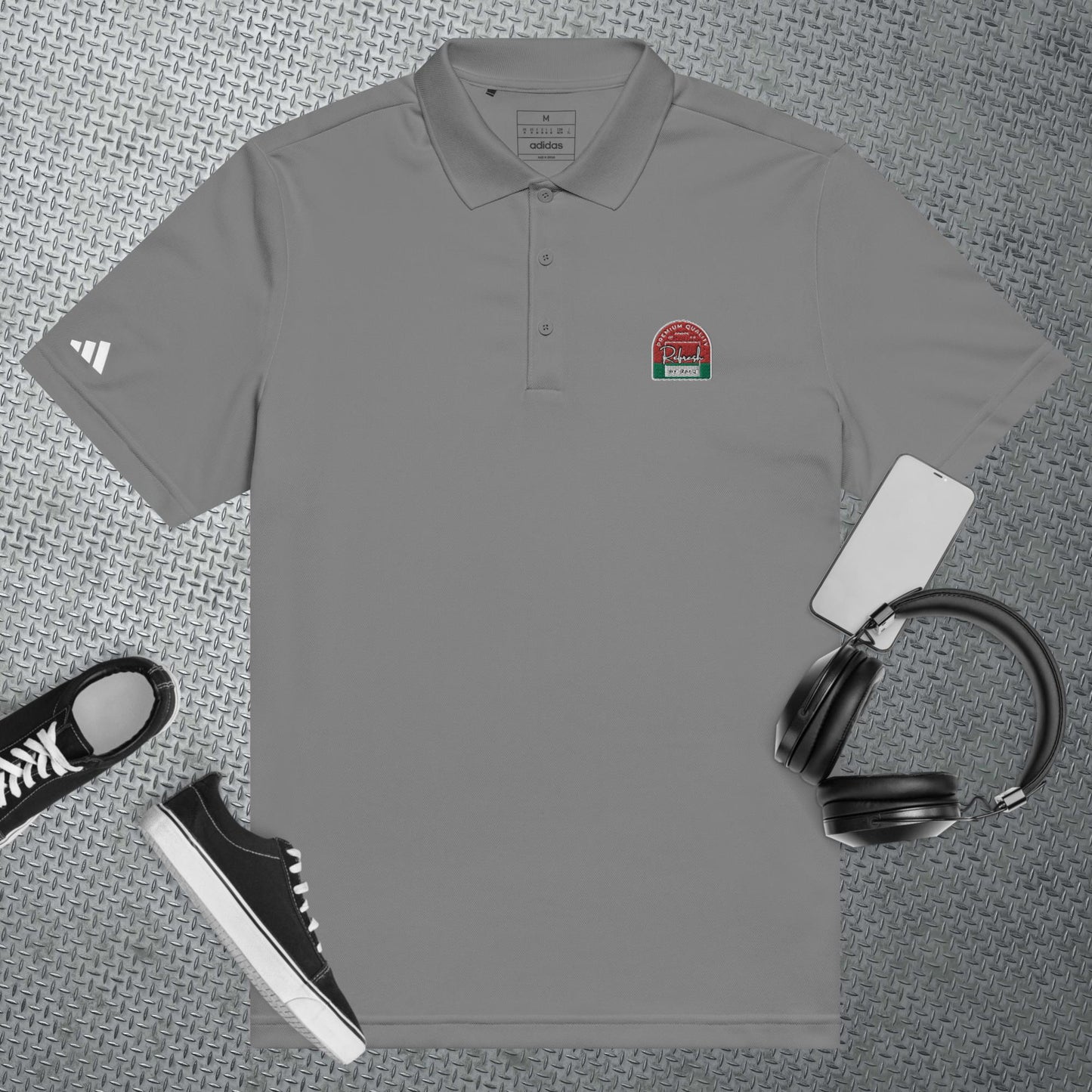 Adidas Sports Polo with ZaaQ Embroidery on it โ Elevate Your Athletic Style ๐๏ธโโ๏ธ