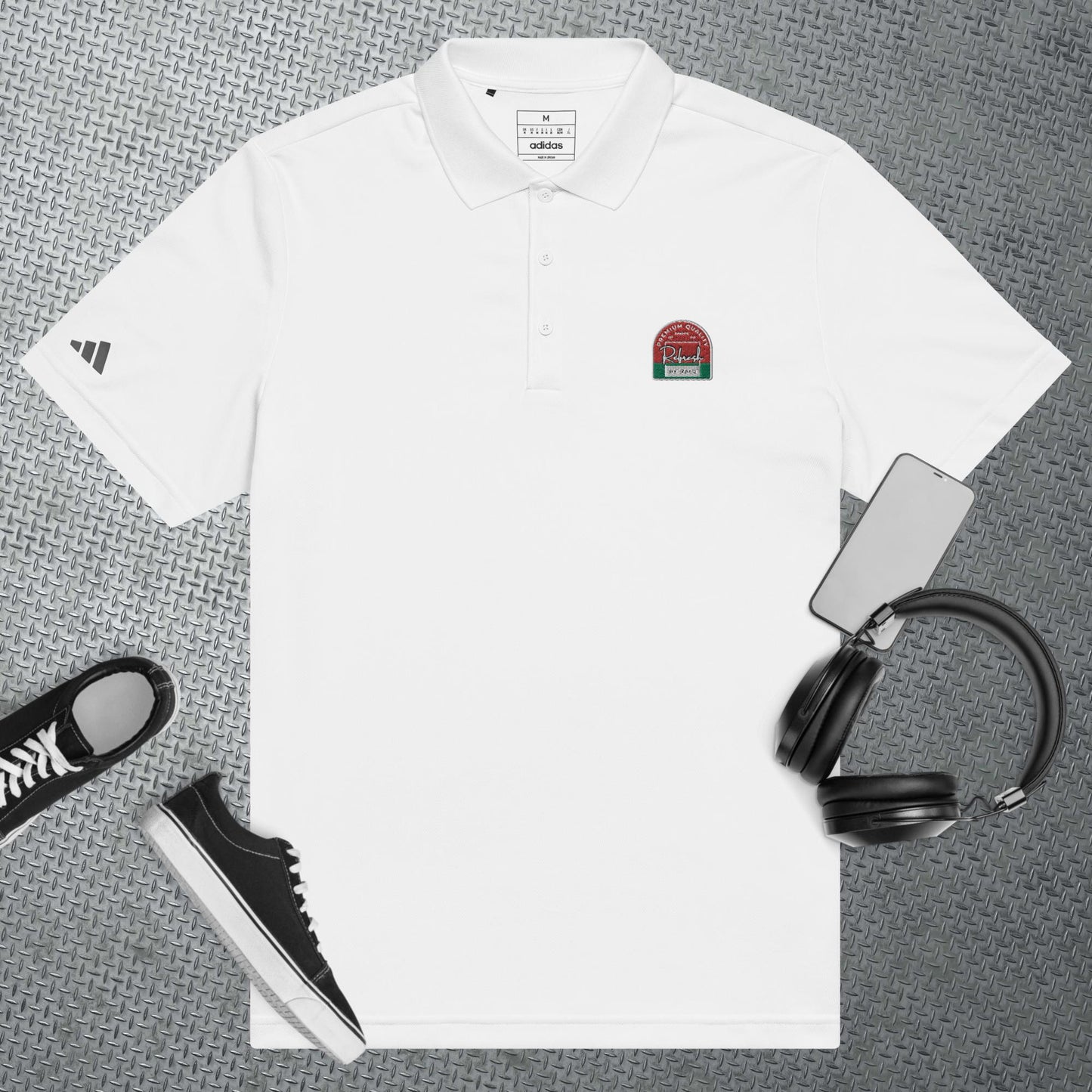 Adidas Sports Polo with ZaaQ Embroidery on it โ Elevate Your Athletic Style ๐๏ธโโ๏ธ