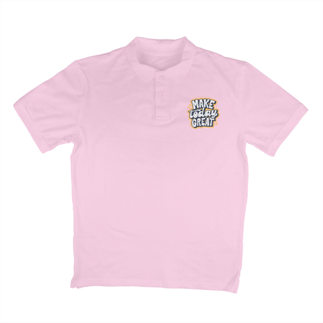 ZaaQ Timeless Classic Polo - Make Today Great Edition | Unisex Regular Fit Polo - noQMall